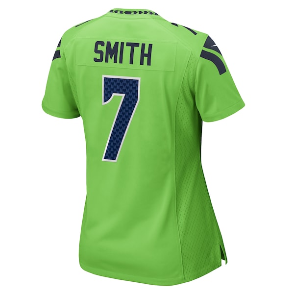 Geno Smith Seattle Seahawks Nike Women's Game Jersey - Neon Green - Image 3