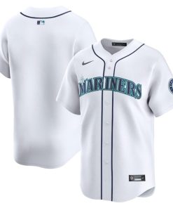 Seattle Mariners Nike Home Limited Jersey - White