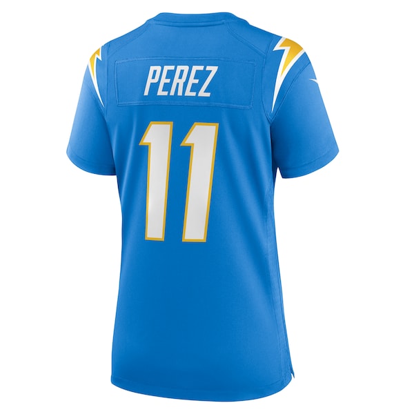 Luis Perez Los Angeles Chargers Nike Women's Team Game Jersey - Powder Blue - Image 3