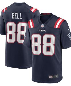 Jaheim Bell New England Patriots Nike  Game Jersey -  Navy