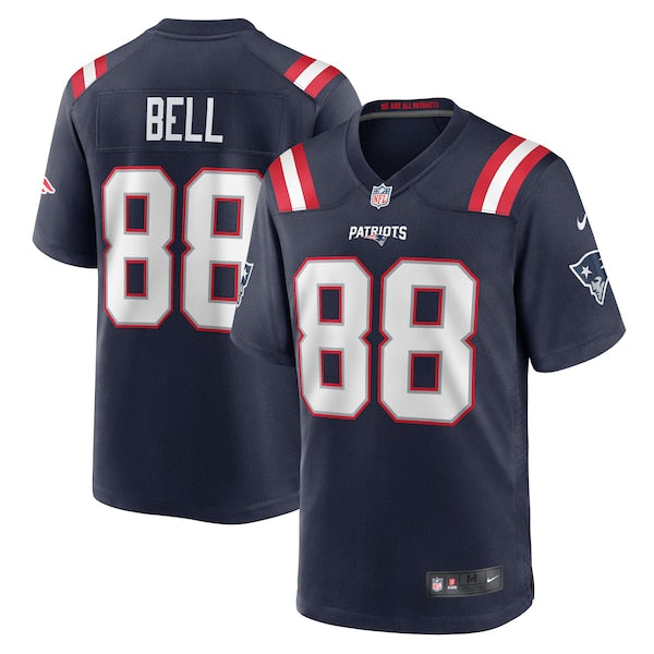 Jaheim Bell New England Patriots Nike Game Jersey - Navy