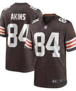Jordan Akins Cleveland Browns Nike Game Player Jersey - Brown