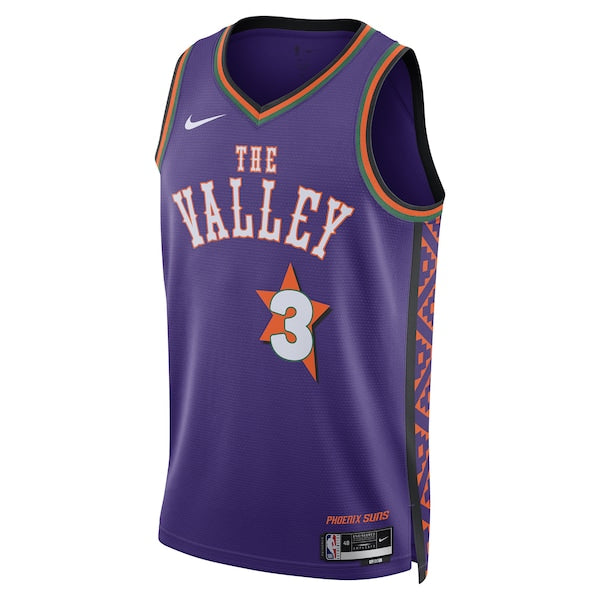 Bradley Beal Phoenix Suns Nike Unisex 2024/25 Swingman Player Jersey - City Edition - Purple - Image 2