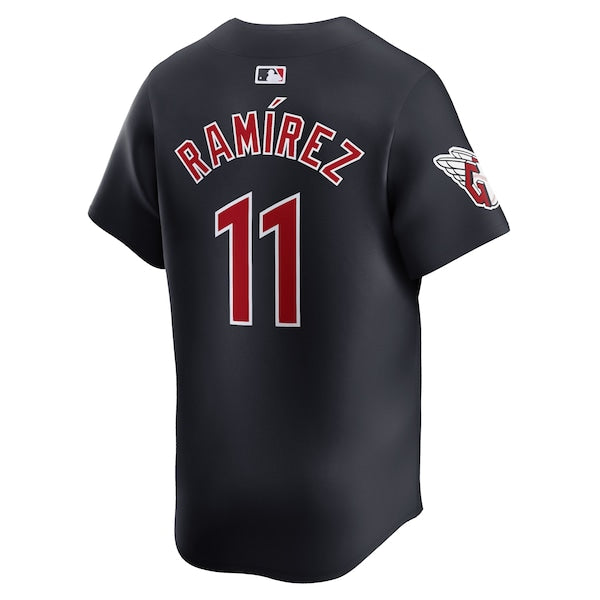 Jos¨¦ Ram¨ªrez Cleveland Guardians Nike Alternate Limited Player Jersey?¨C Navy - Image 3