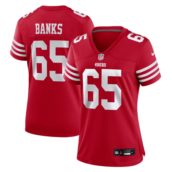 Aaron Banks San Francisco 49ers Nike Women's Game Jersey - Scarlet