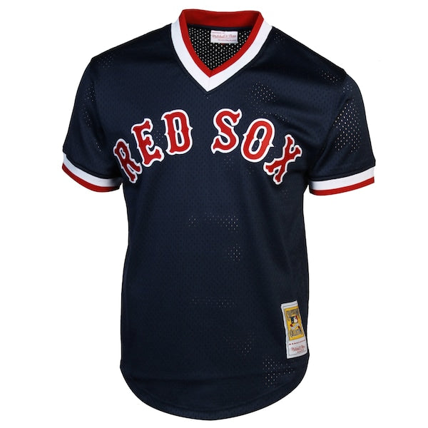 Wade Boggs Boston Red Sox 1992 Authentic Cooperstown Collection Batting Practice Jersey - Navy Blue - Image 2
