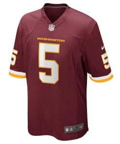 Alternative view of Tress Way Washington Football Team Nike Game Player Jersey - Burgundy