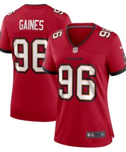 Greg Gaines Tampa Bay Buccaneers Nike Women's Game Player Jersey - Red