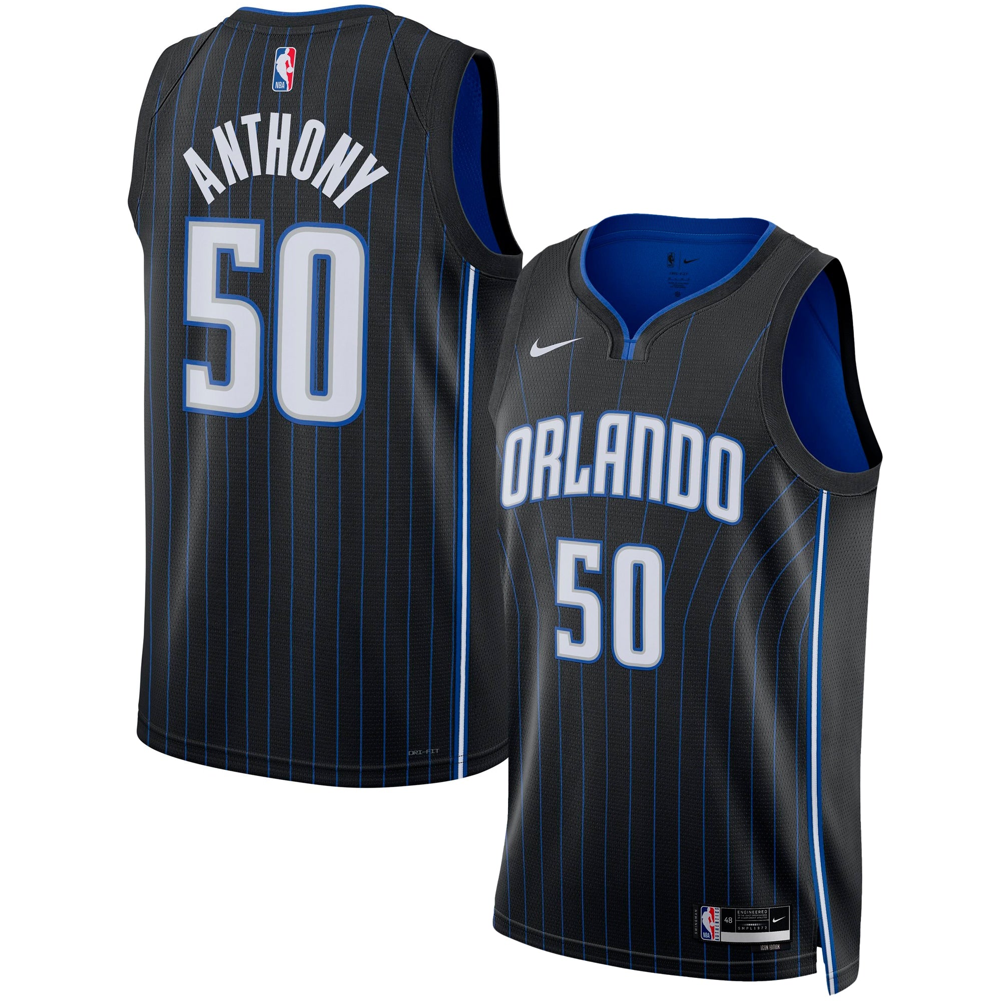 Cole Anthony Orlando Magic Nike Unisex Swingman Jersey - Association Edition - White/Black - Image 5