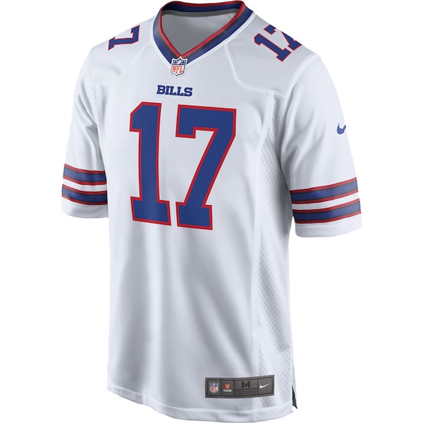 Josh Allen Buffalo Bills Nike Game Player Jersey - White/Red/Royal - Image 4