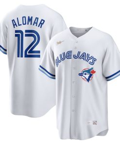 Roberto Alomar Toronto Blue Jays Nike Home Cooperstown Collection Player Jersey - White