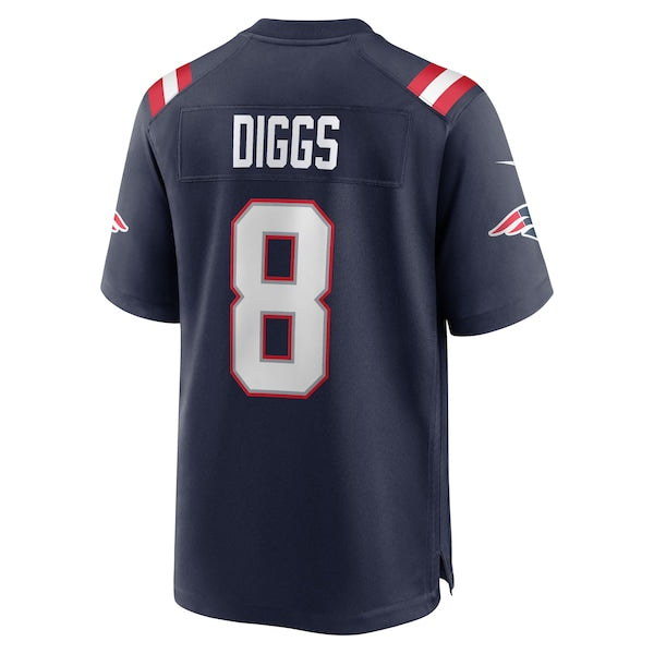 Stefon Diggs New England Patriots Nike Game Jersey - Navy - Image 3