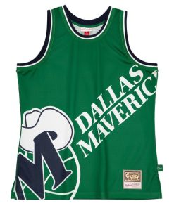 Alternative view of Dallas Mavericks Hardwood Classics Blown Out Fashion Jersey - Green
