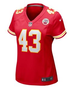 Alternative view of Jack Cochrane Kansas City Chiefs Nike Women's Game Player Jersey - Red