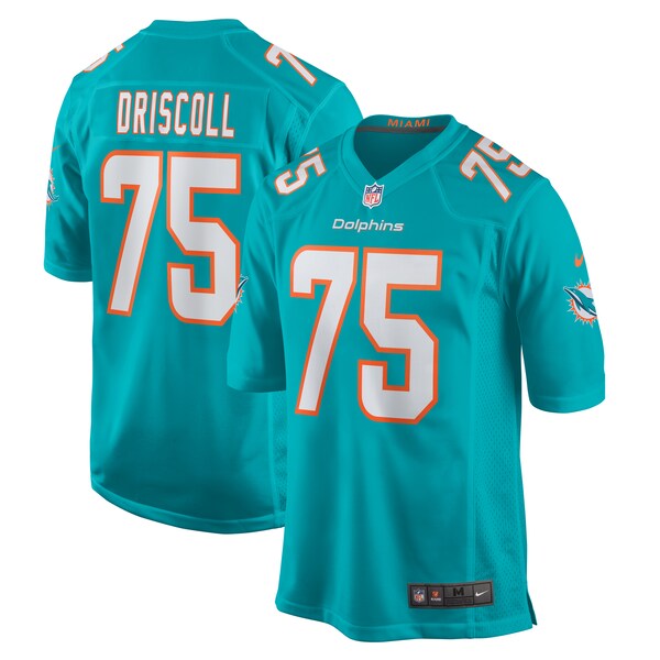 Jack Driscoll Miami Dolphins Nike Team Game Jersey - Aqua