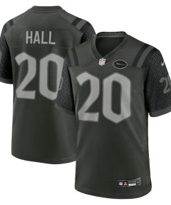 Breece Hall New York Jets Nike 2025 Rivalries Collection Game Jersey - Gotham Green