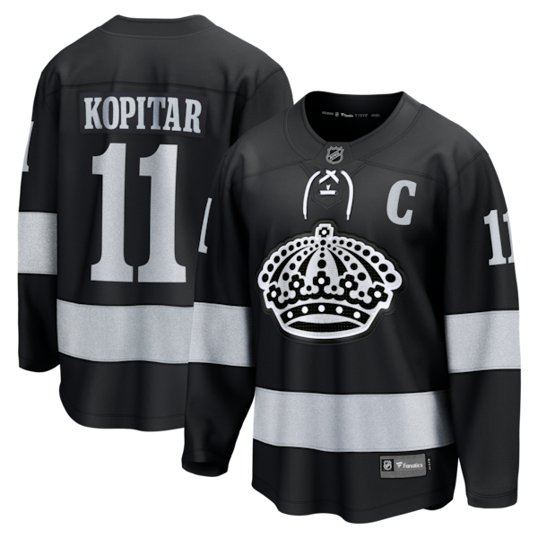 Anze Kopitar Los Angeles Kings Alternate Breakaway Jersey - Black
