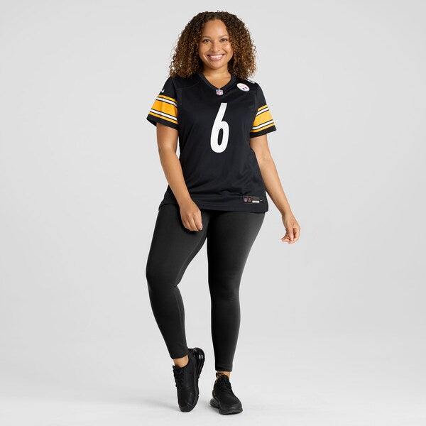Patrick Queen Pittsburgh Steelers Nike Women's Game Jersey - Black - Image 11
