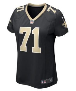 Alternative view of Ryan Ramczyk New Orleans Saints Nike Women's Game Jersey - Black