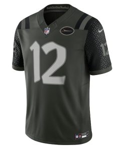 Alternative view of Joe Namath New York Jets Nike 2025 Rivalries Collection Retired Player Limited Jersey - Gotham Green