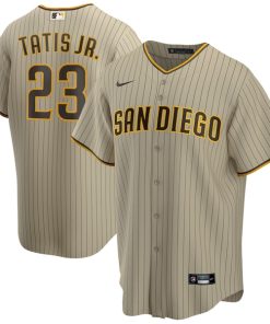 Fernando Tatis Jr. San Diego Padres Nike Alternate Replica Player Jersey - Tan/Brown/White