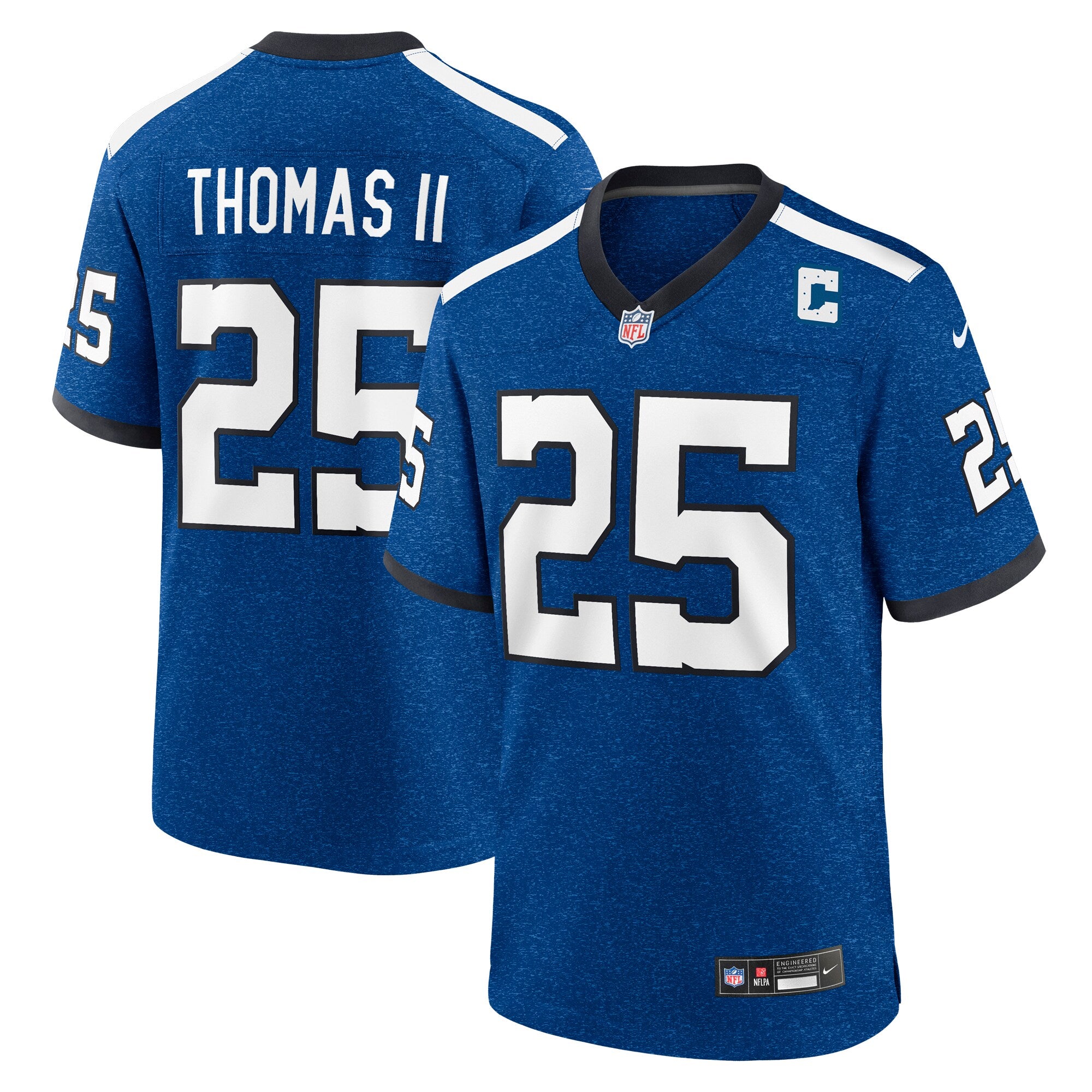 Rodney Thomas II Indianapolis Colts Nike Game Player Jersey - Royal/Blue - Image 6