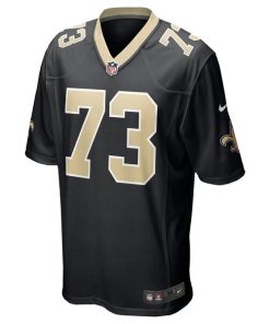 Alternative view of Ethan Greenidge New Orleans Saints Nike Game Jersey - Black