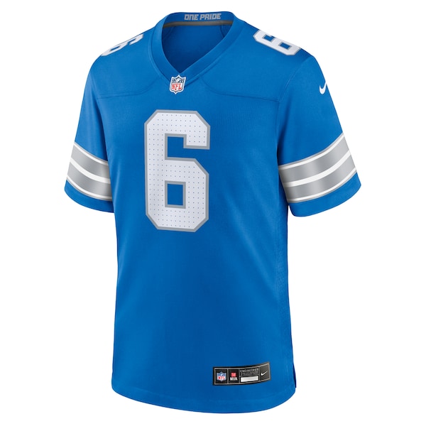 Ifeatu Melifonwu Detroit Lions Nike Team Game Jersey - Blue - Image 3