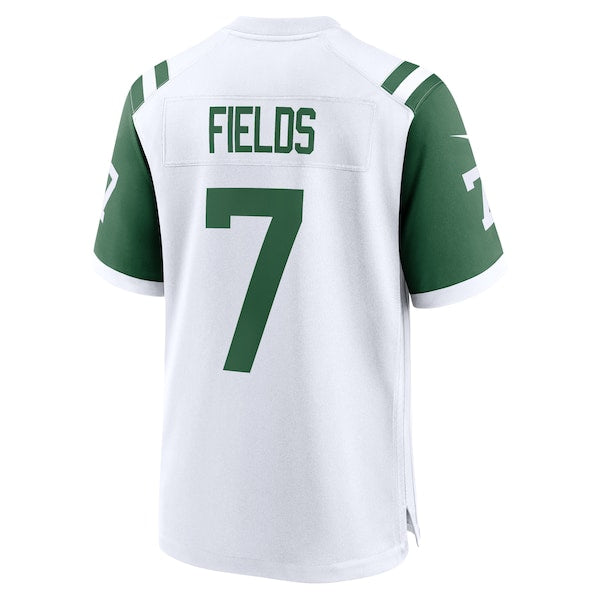 Justin Fields New York Jets Nike Alternate The Classic Game Jersey - White - Image 3