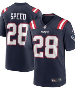 Ameer Speed New England Patriots Nike Team Game Jersey -  Navy