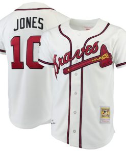 Chipper Jones Atlanta Braves Authentic Jersey - White
