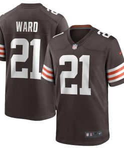 Denzel Ward Cleveland Browns Nike Game Player Jersey - Brown
