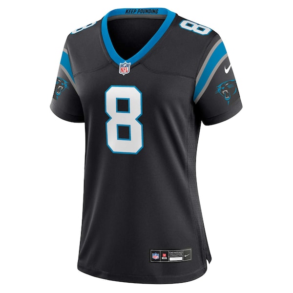 Jaycee Horn Carolina Panthers Nike Women's Player Jersey - Black - Image 2