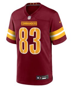 Alternative view of Jaylin Lane Washington Commanders Nike Team Game Jersey -  Burgundy
