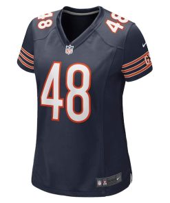 Alternative view of Patrick Scales Chicago Bears Nike Women's Game Jersey - Navy
