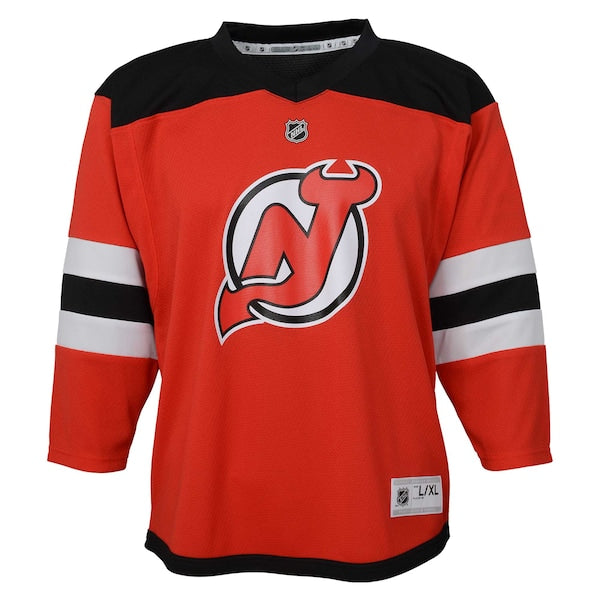Jack Hughes New Jersey Devils Toddler Home Replica Player Jersey - Red - Image 2