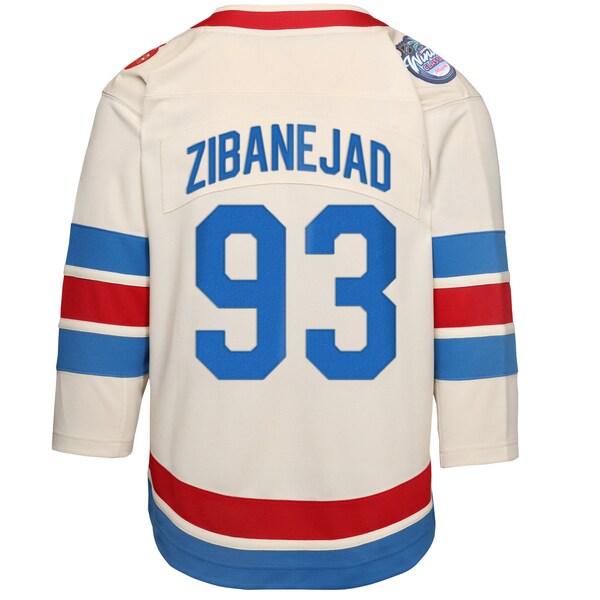 Mika Zibanejad New York Rangers Outerstuff Preschool 2026 NHL Winter Classic Premier Jersey - White - Image 3