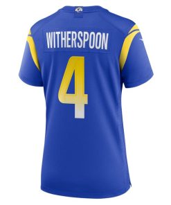 Alternative view of Ahkello Witherspoon Los Angeles Rams Nike Women's Team Game Jersey -  Royal