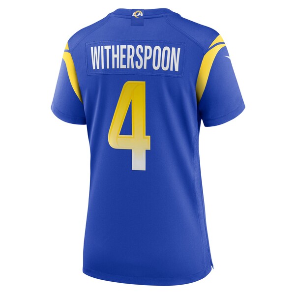 Ahkello Witherspoon Los Angeles Rams Nike Women's Team Game Jersey - Royal - Image 2