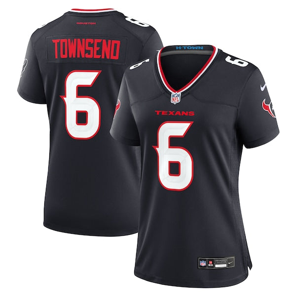 Tommy Townsend Houston Texans Nike Women's Team Game Jersey - Navy - Image 2