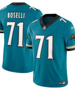 Tony Boselli Jacksonville Jaguars Nike Prowler Throwback Vapor F.U.S.E. Limited Retired Player Jersey - Teal