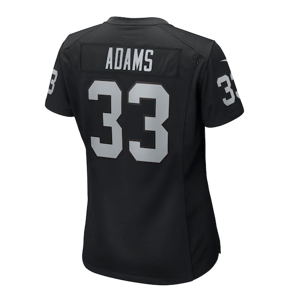 Jamal Adams Las Vegas Raiders Nike Women's Team Game Jersey - Black - Image 3