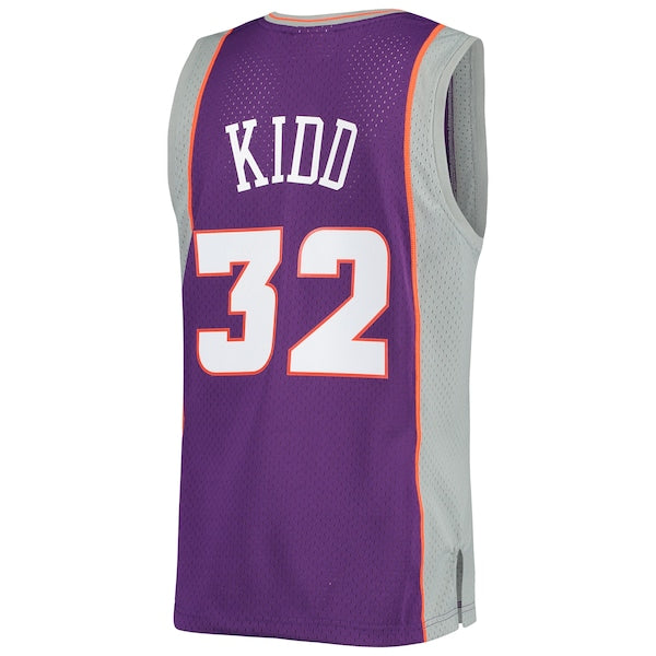 Jason Kidd Phoenix Suns Big & Tall Hardwood Classics 2000/01 Swingman Jersey - Purple - Image 3