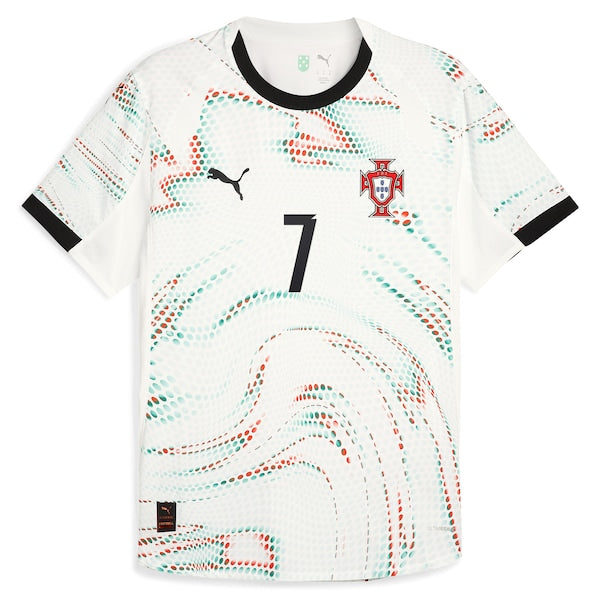 Cristiano Ronaldo Portugal National Team Puma 2025 Away Authentic Jersey - White - Image 2