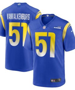 Zach VanValkenburg Los Angeles Rams Nike Team Game Jersey - Royal