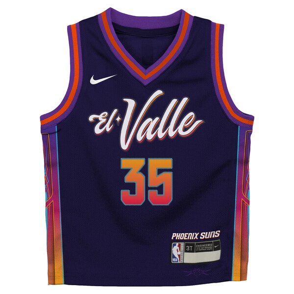 Kevin Durant Phoenix Suns Nike Toddler 2023/24 Swingman Replica Jersey - City Edition - Purple - Image 2