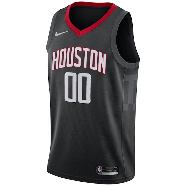 Houston Rockets Nike Swingman Custom Jersey Black - Statement Edition - Image 2