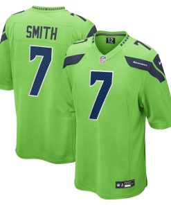 Geno Smith Seattle Seahawks Nike  Game Jersey - Neon Green