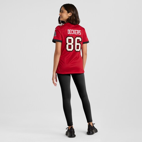Evan Deckers Tampa Bay Buccaneers Nike Women's Game Jersey - Red - Image 6