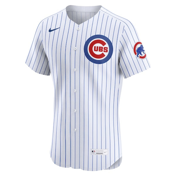 Dansby Swanson Chicago Cubs Nike Home Elite Jersey - White - Image 2
